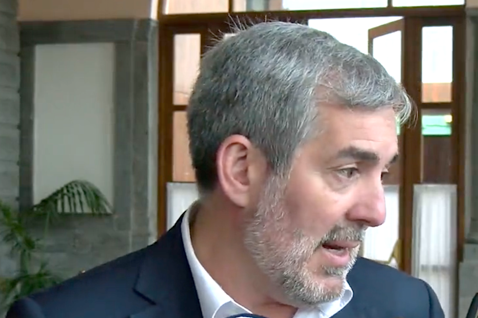 El secretario general de CC, Fernando Clavijo