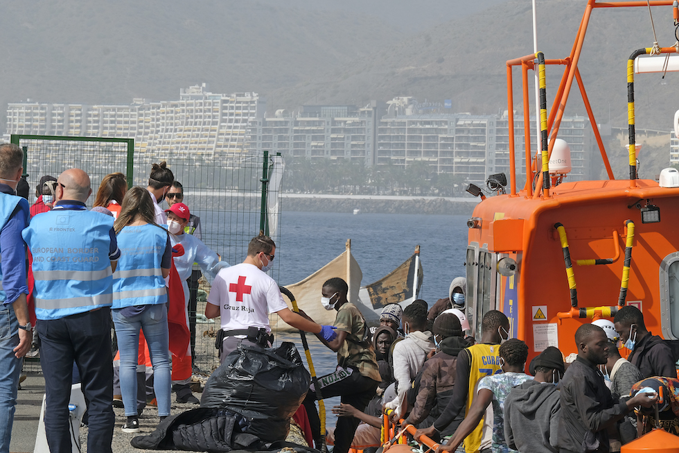 Llegada de inmigrantes. Imagen de archivo