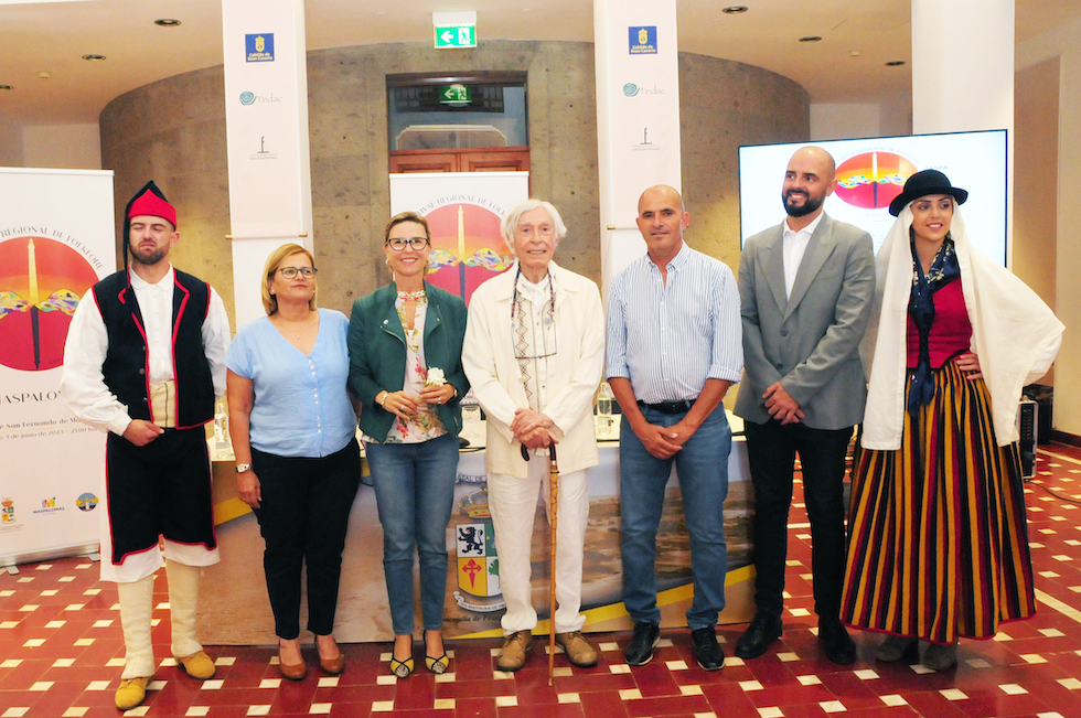 Presentación del cartel de 43 Festival Regional de Folclore de Maspalomas