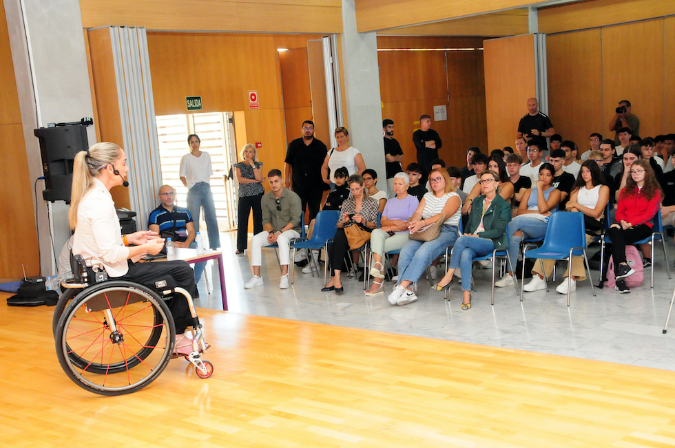 La atleta paralímpica Carmen Giménez