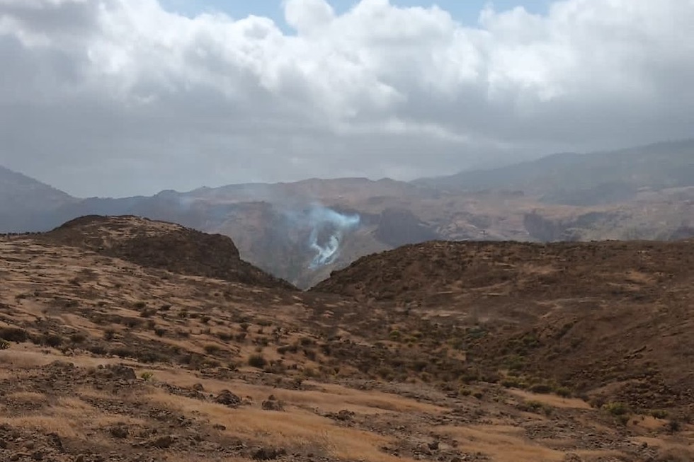 Imagen de la zona afectada compartida por el Cabildo de Gran Canaria.