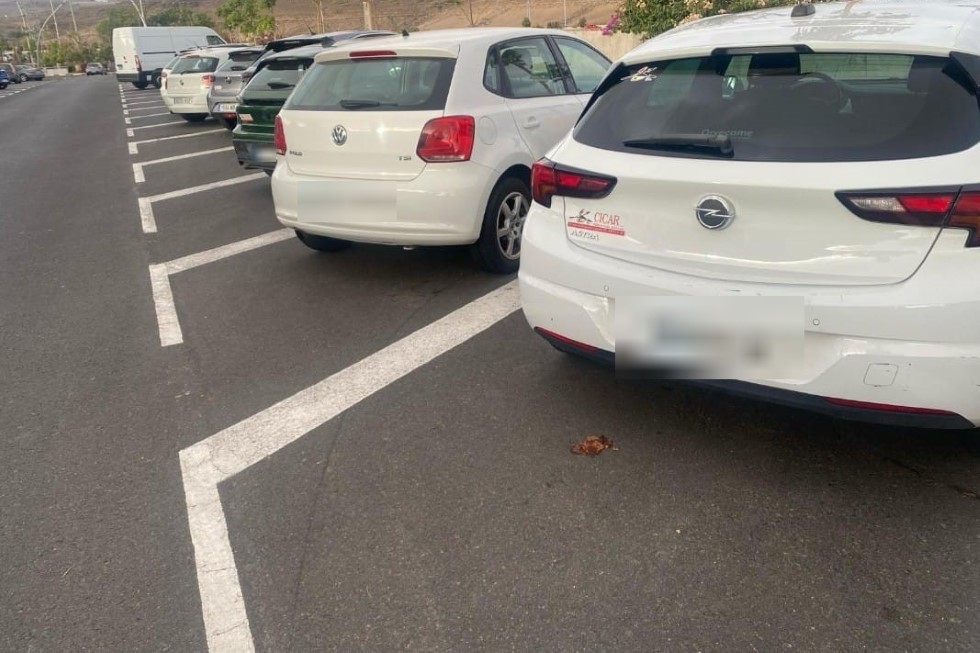 Vehículo de una empresa de Rent a Car