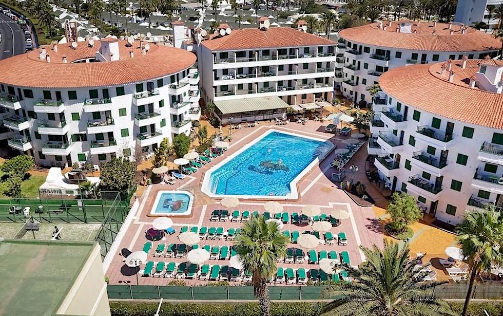Complejo alojativo en Playa del Inglés.