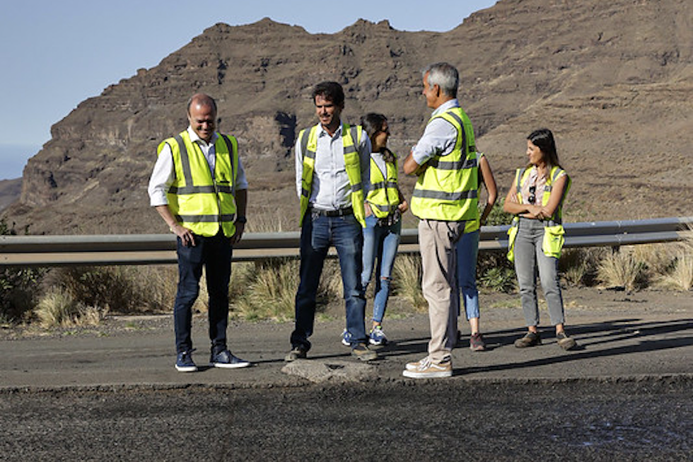 Gran Canaria invierte 1,2 millones en renovar el asfaltado entre La Aldea y Mogán