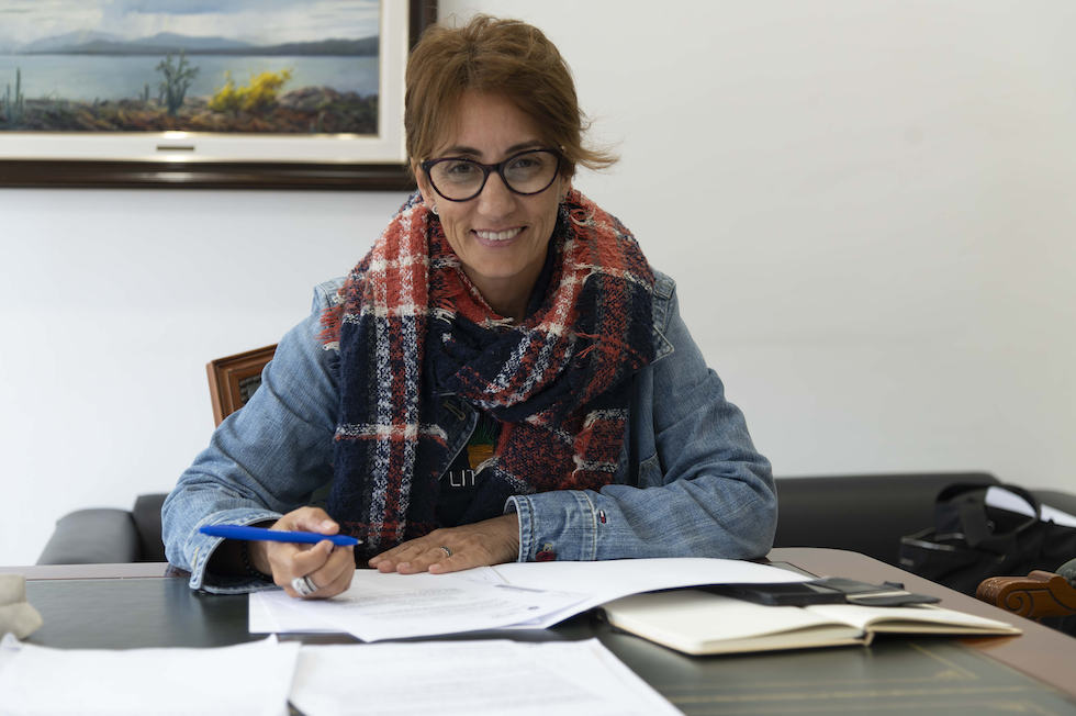 La alcaldesa de Mogán, Onalia Bueno.
