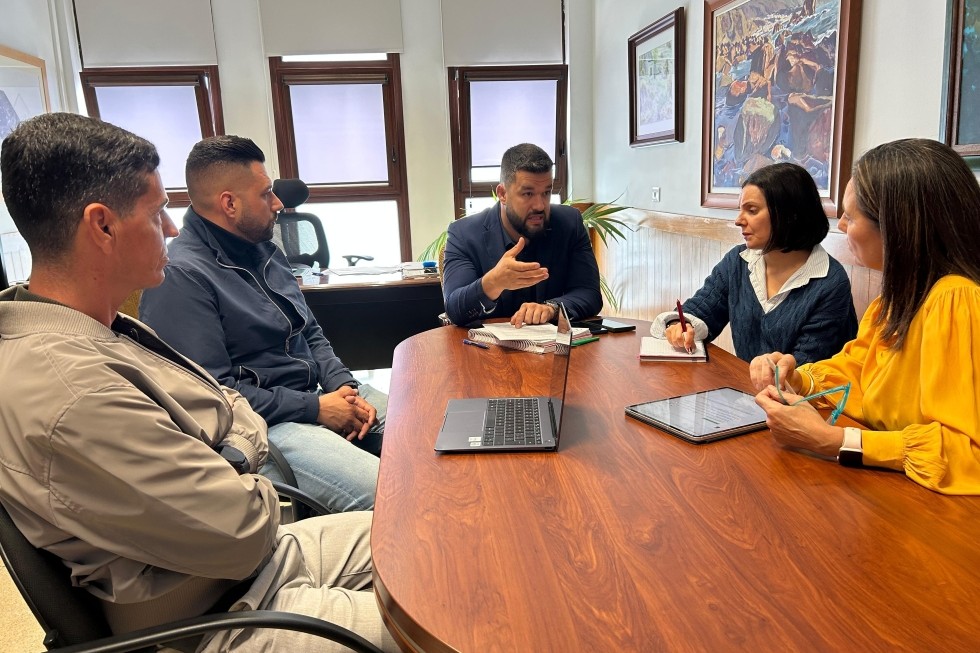 Reuni&oacute;n sobre las nuevas medidas para el transporte en La Palma