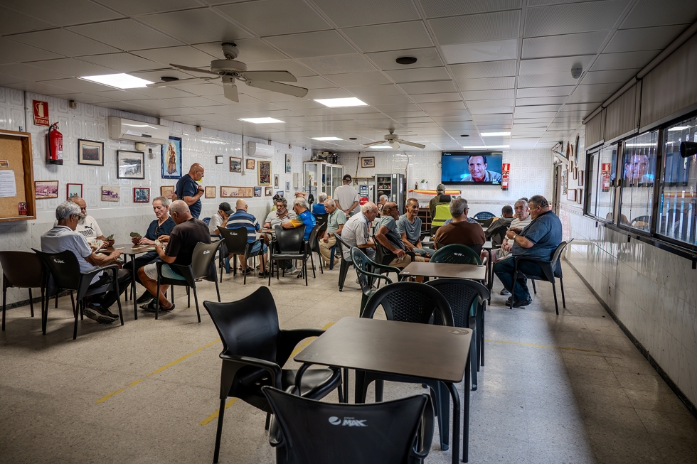 Vista general del local social El Cangrejo