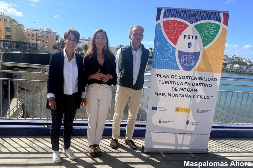 De León pone a Mogán como ejemplo de gestión eficiente por ejecutar el 97% de su plan turístico