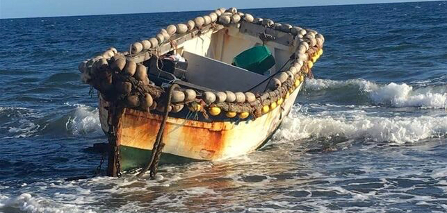 Imagen de archivo de una patera llegada a Canarias