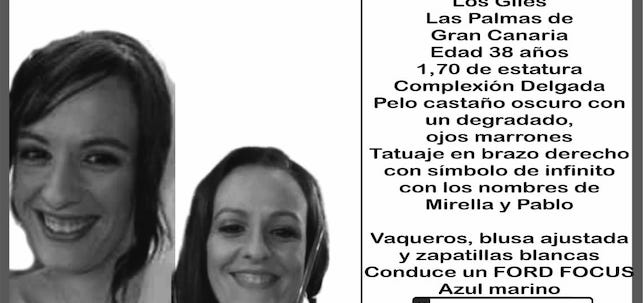 Mujer desaparecida en Las Palmas de Gran Canaria. GIORS Canarias