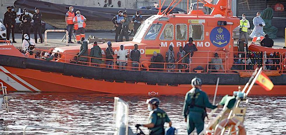 Llegada de inmigrantes (archivo). EFE