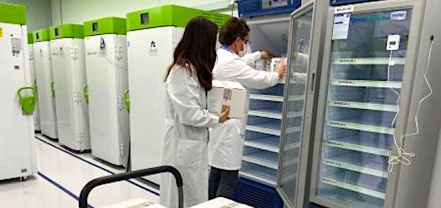 C&aacute;mara frigor&iacute;fica, vacunas. EFE