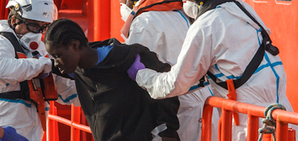 Rescatan a varios inmigrantes subsaharianos (archivo). ACFI PRESS