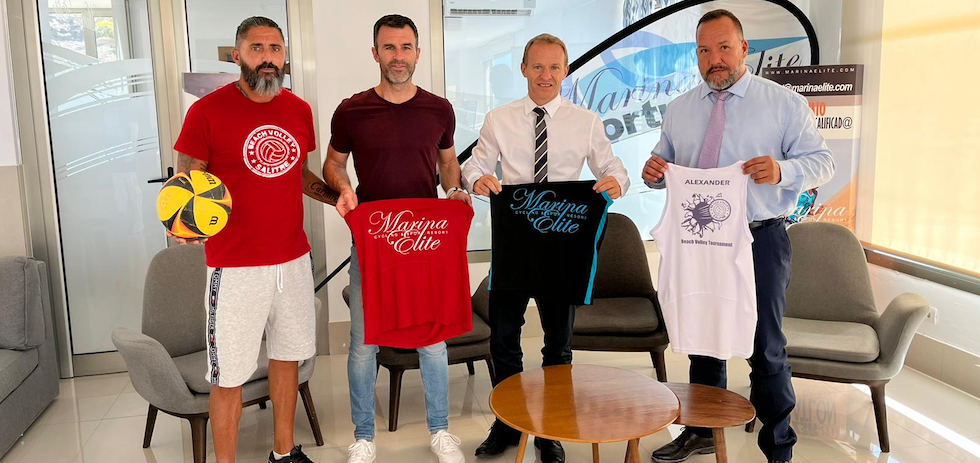 De izq a dcha Heri Merino, Luis Becerra, Alexander Gartner y Antonio Ramos