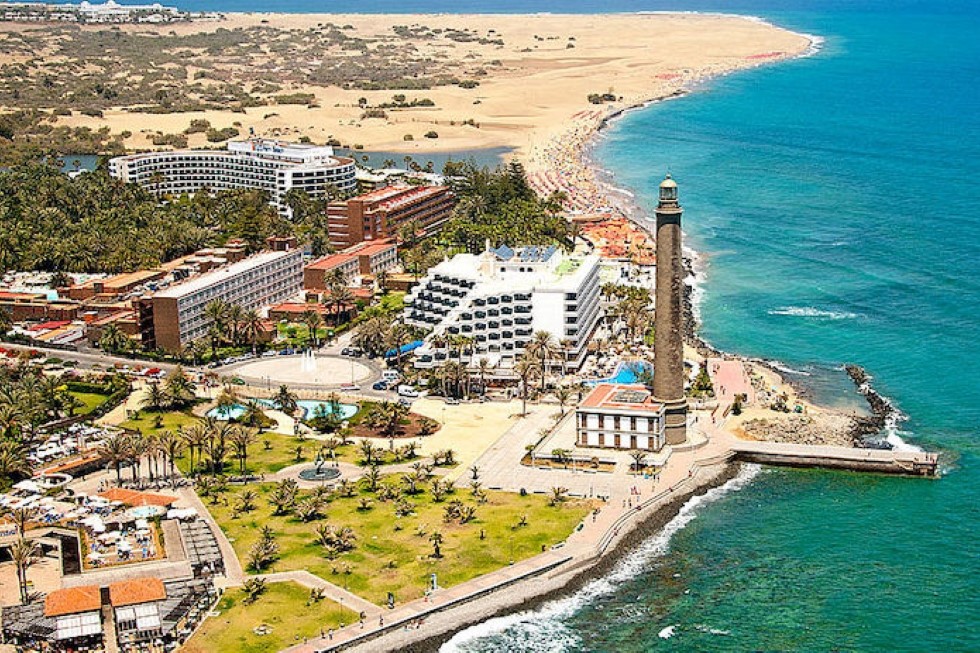 Vista de la zona del Faro de Maspalomas. Imagen de archivo