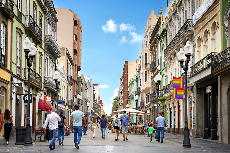 Zona comercial abierta en Triana (Las Palmas de Gran Canaria)