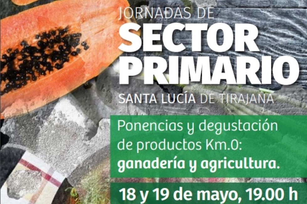 Cartel de las jornadas del sector primario