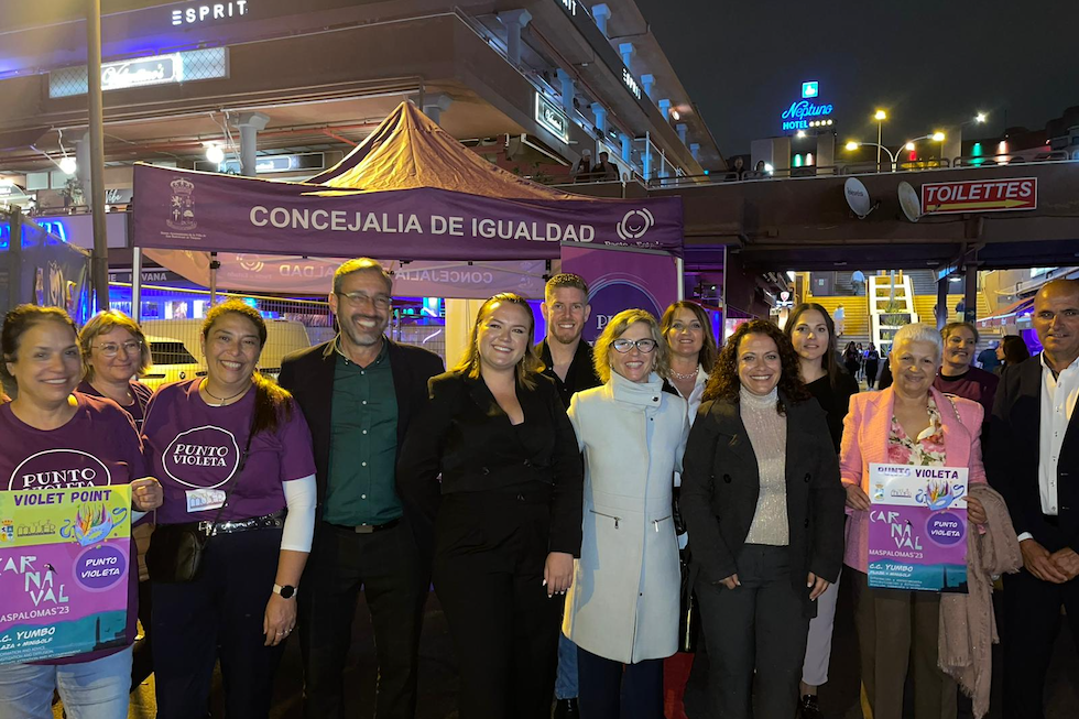 Punto violeta en el Carnaval 2023