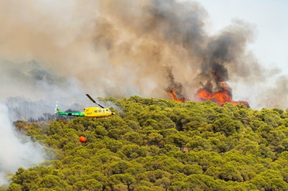 Incendio en las inmediaciones de Mijas y Alhaurin el Grande (Málaga, España) en julio de 2022. Francisco Alfonseca / Shutterstock