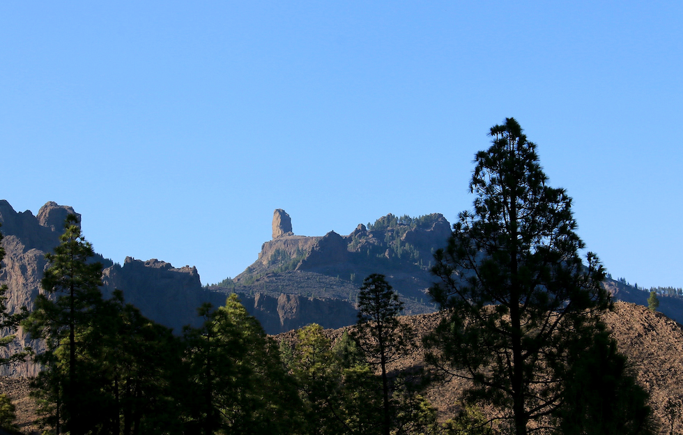 Vista del Roque Nublo desde Tunte. Foto: MASPALOMAS AHORA