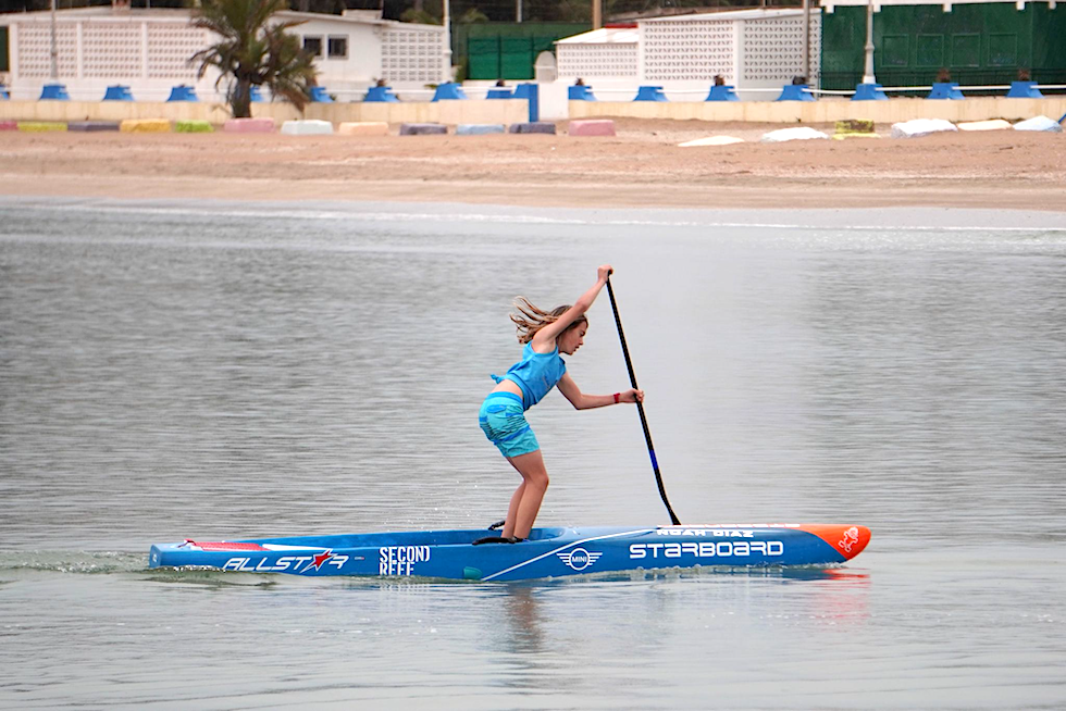 Noah, campeón de España en Paddle Surf.