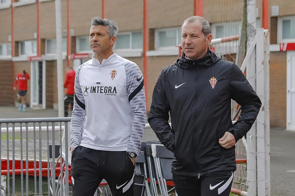 Fabián Rivero en su paso por el Sporting