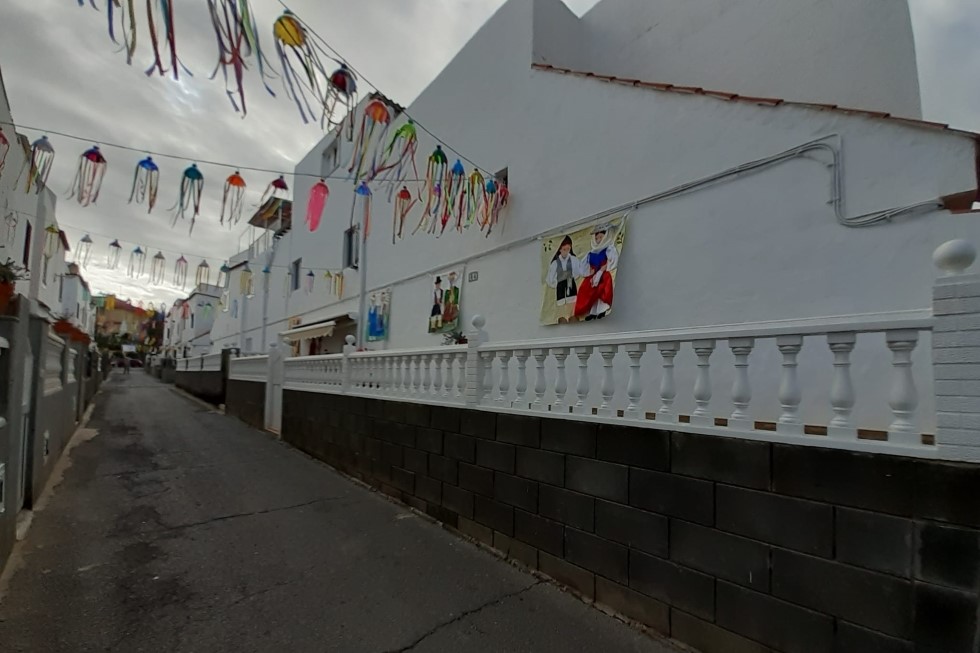 Decoración de las fiestas de San Fernando en El Patronato