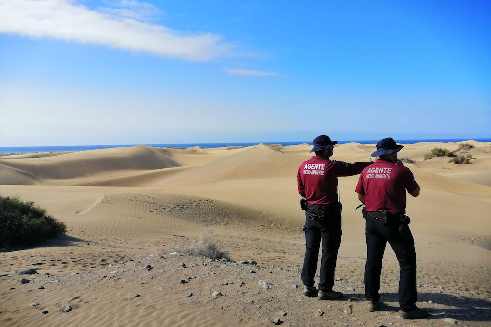 Agentes de medio ambiente del Cabildo de Gran Canaria. Imagen de archivo