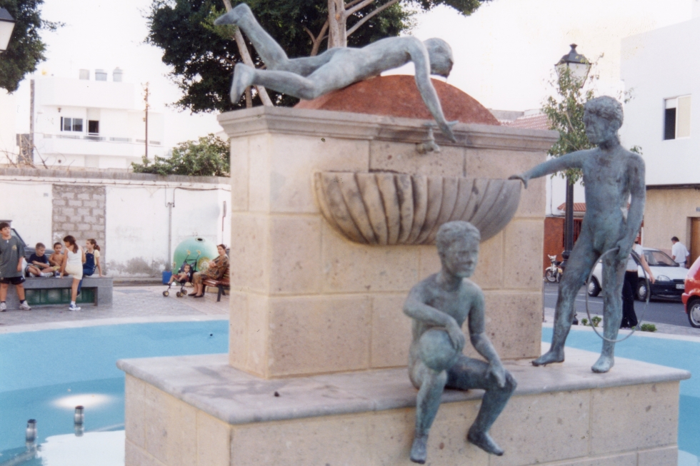 Réplica de la fuente de la Plaza del Pilar