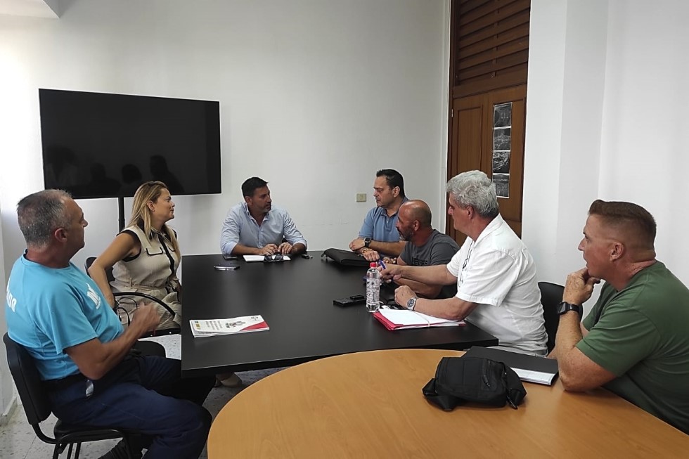 Foto de la última reunión mantenida el 13 de mayo