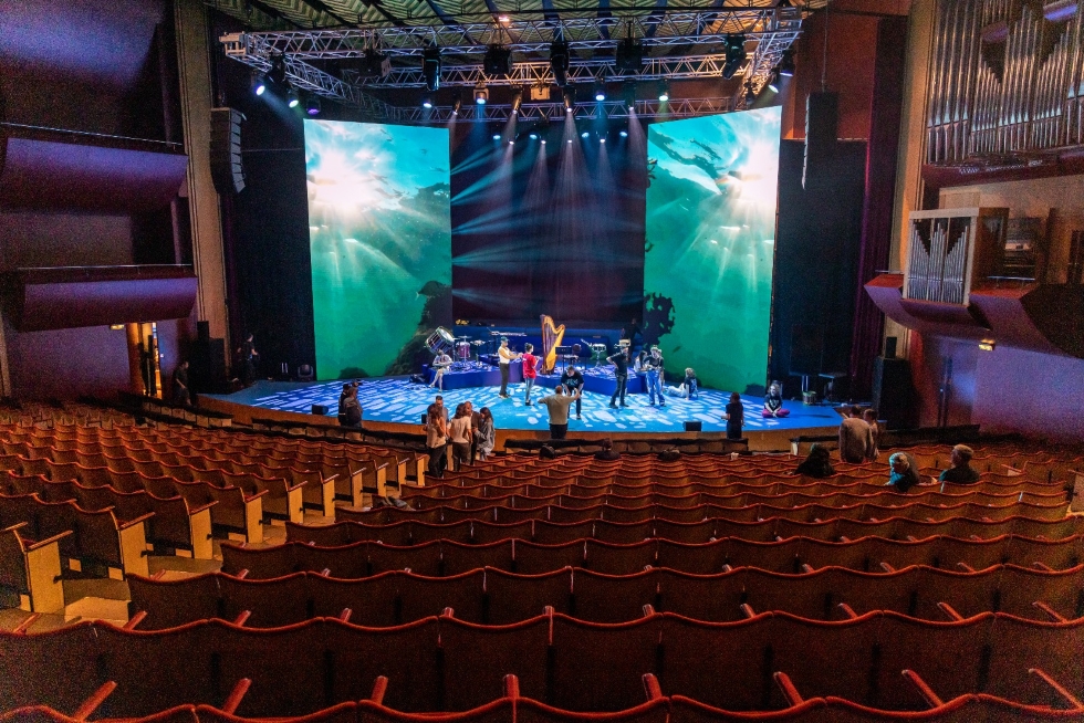 Auditorio Alfredo Kraus previo al Día de Canarias
