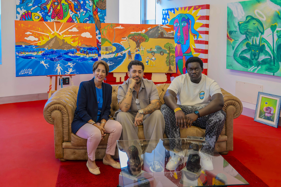El senegalés Mbaye Dieng y el artista canario Marcelo Mellino crean dos obras “hermanas” que narran el viaje migratorio