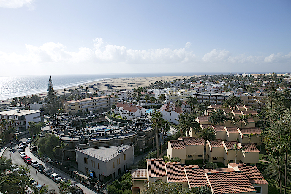 Vista panor&aacute;mica de Playa del Ingl&eacute;s. Foto: Maspalomas Ahora