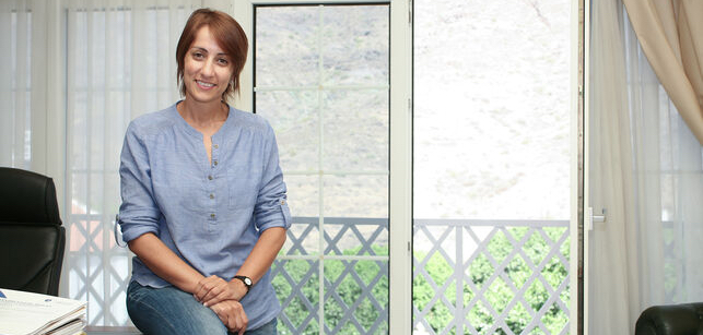 Onalia Bueno, alcaldesa de Mog&aacute;n. | Alejandro Ramos