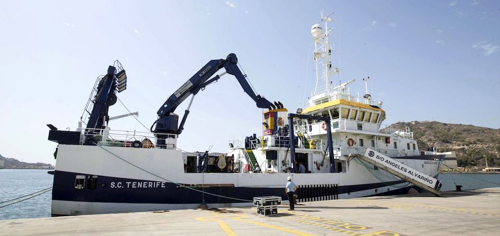 Buque Angeles Alvariño. EFE