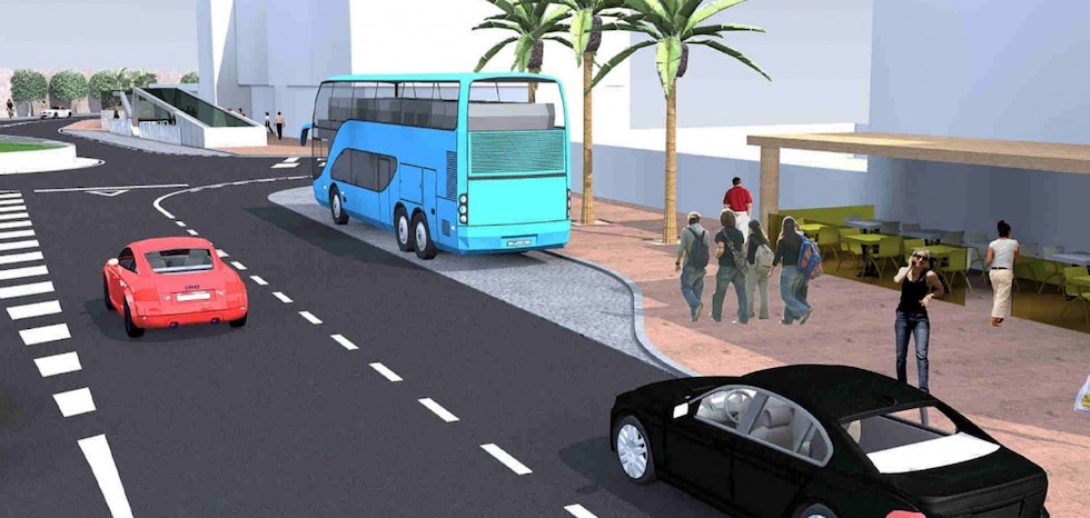 Infografía de como que dará el acceso a Arguineguin.