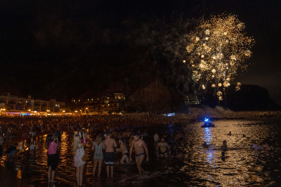 Noche de San Juan en la Playa de Mogán