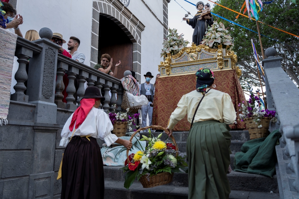 Ofrenda a San Antonio el Chico. Fiestas Patronales de Mogán