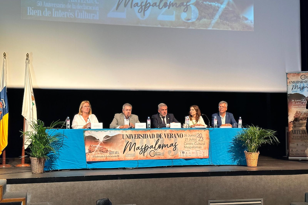 Élena Álamo, Marco Aurelio Pérez, Lluís Serra, Inés Miranda y Germán Santana