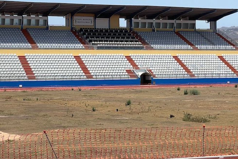 Estado de abandono del Campo de Fútbol. Imagen de archivo