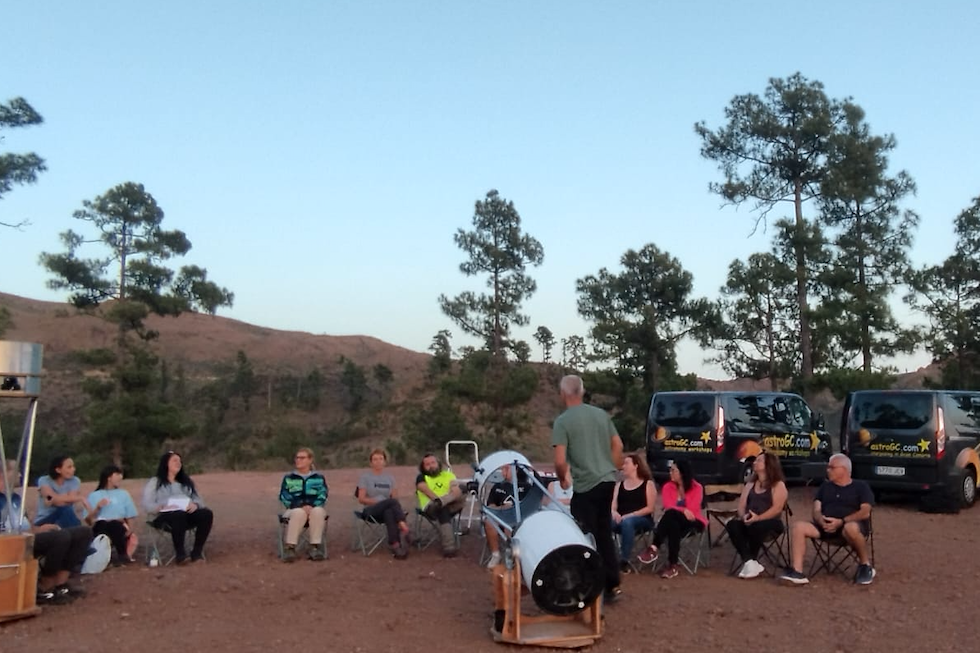 Los participantes pudieron realizar una jornada de observación noctuna