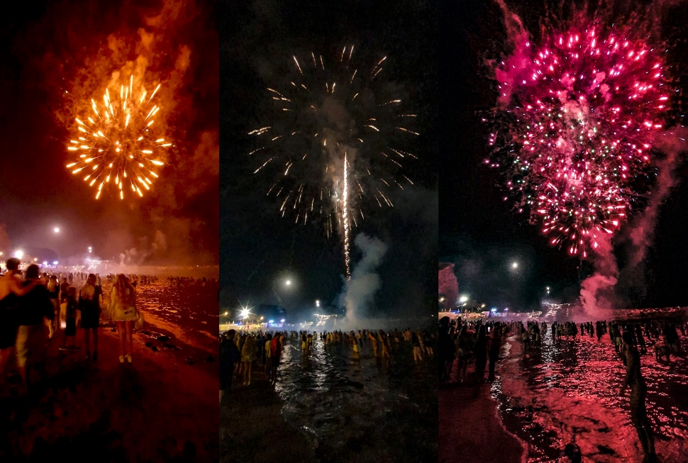 Fuegos artificiales Noche San Juan 2024