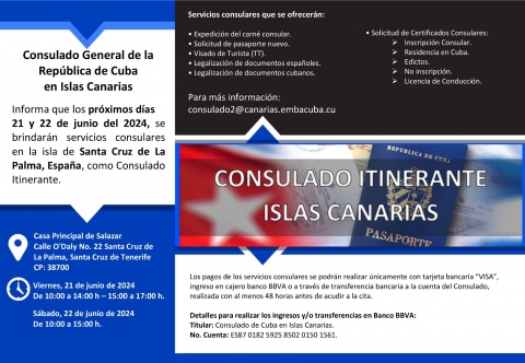 Consulado itinerante de Cuba