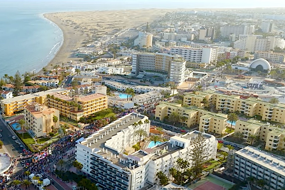 Panorámica de Playa del Inglés