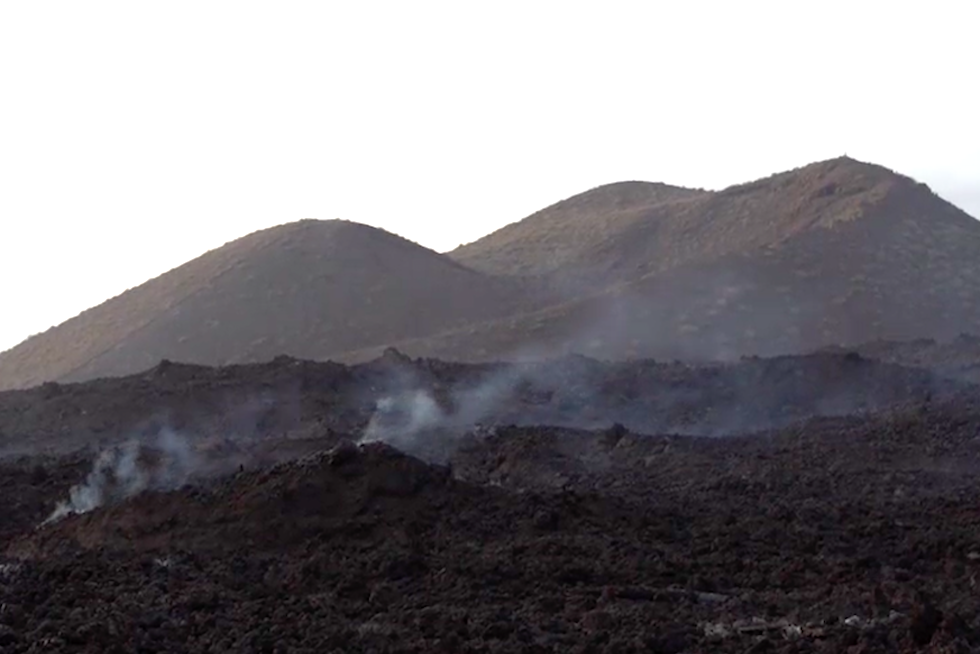 Erupción del volcán en La Palma. Imagen de archivo