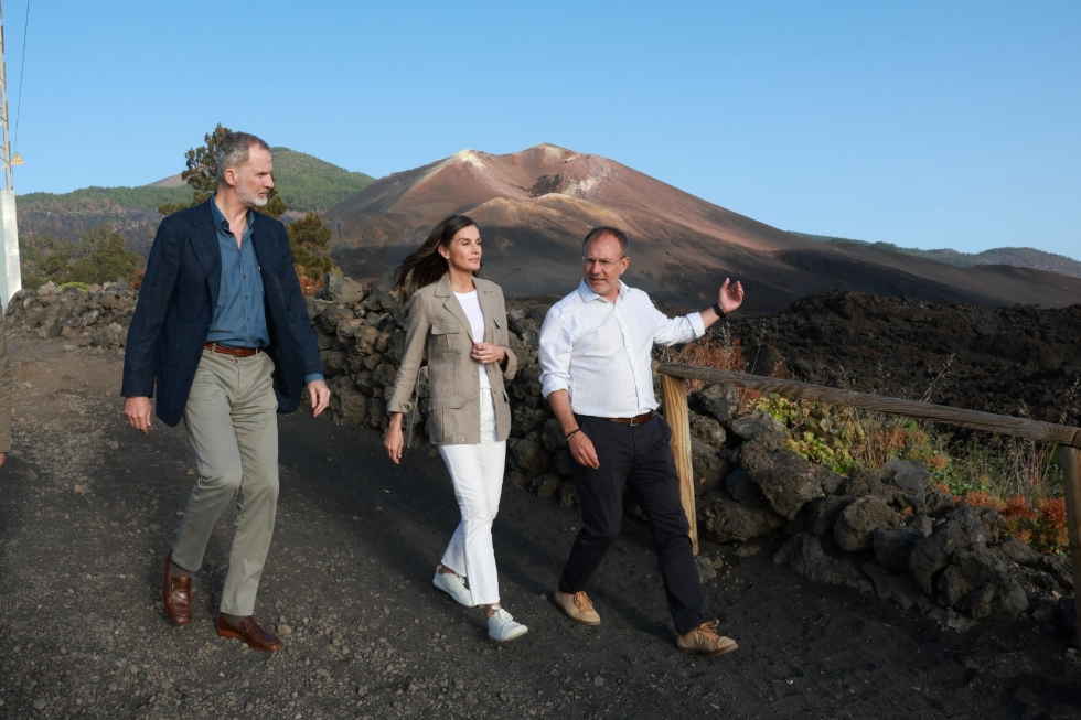 Visita de los Reyes a La Palma