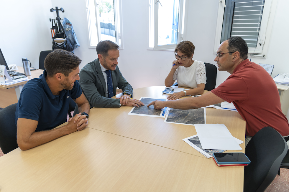 Willy García, Mariano Zapata, Onalia Bueno y Ernesto Hernández.