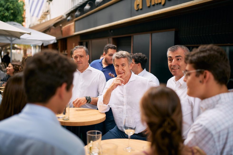 Feijóo durante su visita a Las Palmas de Gran Canaria | Partido Popular