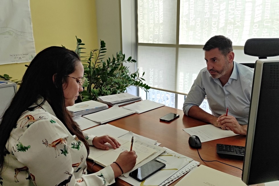Davinia Ramírez y Alejandro Marichal
