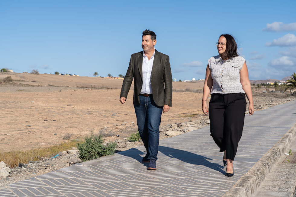 Alejandro Marichal y Davinia Ramírez.